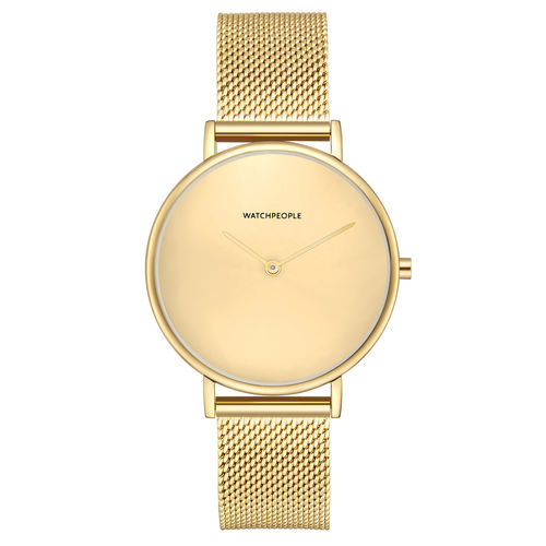 WATCHPEOPLE - YES MINIMAL MESH - gold - gold - gold / 35 MM