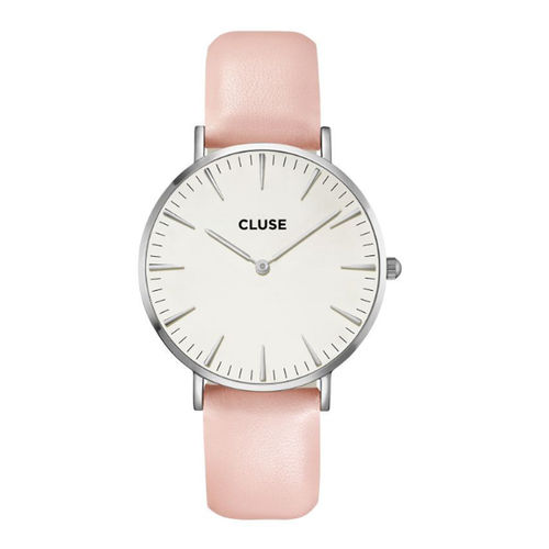 CLUSE - LA BOHÈME - silver - white - pink / 38 MM