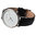 THREAD ETIQUETTE - CHRONO - silver / white face / black timepiece / 43 MM