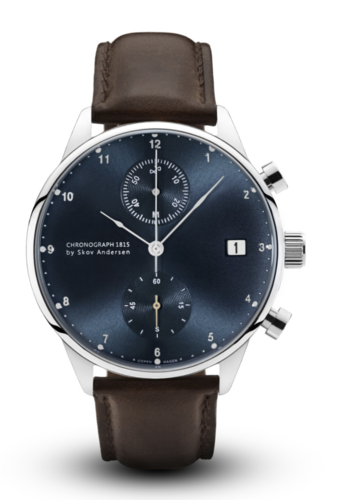 ABOUT VINTAGE - 1815 CHRONOGRAPH - steel - blue sunray / 41 MM