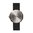 LEFF AMSTERDAM - TUBE WATCH D42 - silber - black leather strap