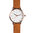 SQUADRON LONDON - PICCADILLY - roségold - weiss - braun / 43 MM