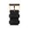 LEFF AMSTERDAM - TUBE WATCH T40 - brass - black leather strap