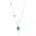 ANIA HAIE - TURQUOISE PENDANT NECKLACE - silber
