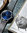 STERNGLAS - NAOS AUTOMATIK - sonnenschliff blau - silber - milanaise silber / 38MM