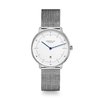 STERNGLAS - NAOS XS - weiss - silber - milanaise silber / 33MM