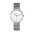 STERNGLAS - NAOS XS - weiss - silber - milanaise silber / 33MM