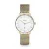 STERNGLAS - NAOS XS - weiss - gold - milanaise - gold / 33MM