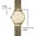STERNGLAS - NAOS XS - weiss - gold - milanaise - gold / 33MM