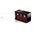 MODALO - UHRENBEWEGER SHOWTIME MV4 - schwarzes makassar - rot / für 2+1 Uhren
