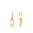 ANIA HAIE - CABLE LINK EARRINGS - gold