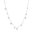 ANIA HAIE - GEOMETRY MIXED DISCS NECKLACE - silber