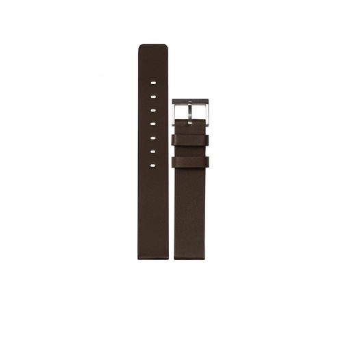 LEFF AMSTERDAM - T32 - brown leather strap with steel buckle