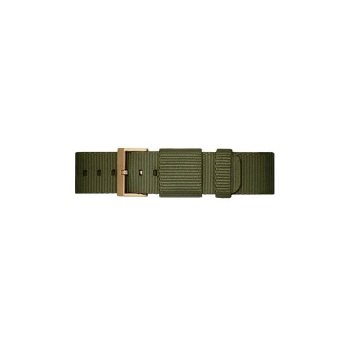 LEFF AMSTERDAM - T32 - green nato strap with brass buckle