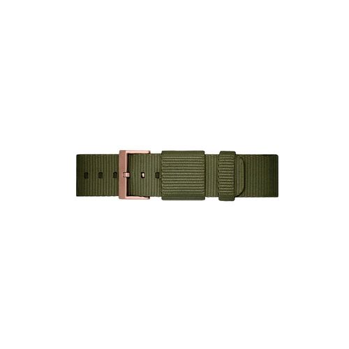 LEFF AMSTERDAM - T32 - green nato strap with roségold buckle