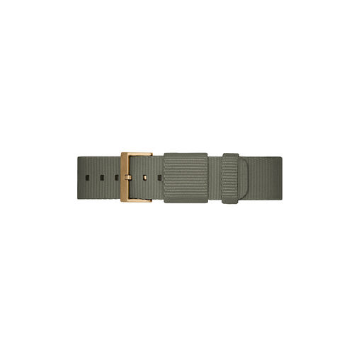 LEFF AMSTERDAM - T32 - grey nato strap with brass buckle