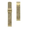 STERNGLAS - STRAP - Metallband - milanaise - gold / 16 MM