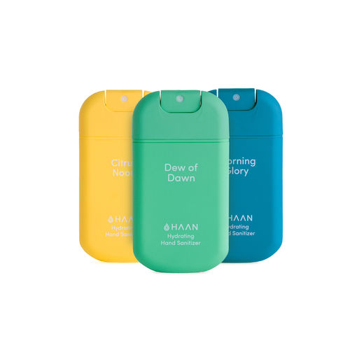 HAAN - HAND SANITIZER - citrus noon, dew of dawn, morning glory / 3 Pack