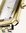 ROSEFIELD - THE OCTAGON - weiss Strahlenmuster - silber gold duo / 23 x 29 MM