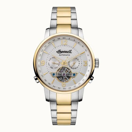 INGERSOLL - THE GRAFTON AUTOMATIC - silber - gold - silber / 42 MM
