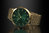 LILIENTHAL BERLIN - THE CLASSIC -  GOLD GREEN - mesh / 37,5 MM