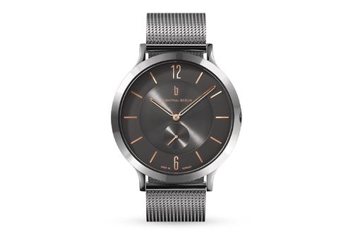 LILIENTHAL BERLIN - THE CLASSIC -  SILVER ANTHRACITE - mesh / 42,5 MM