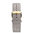 KAPTEN & SON - WOVEN LEATHER STRAP - grey woven leather - gold / 20 MM