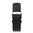 KAPTEN & SON - WOVEN LEATHER STRAP - black woven leather - rose gold / 20 MM