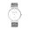KAPTEN & SON - CAMPUS SMALL - silver mesh / 36 MM