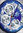 FIREFOX  - CHRONOGRAPH TRANSPORTER - blatt blau (mit Spezialeffekt) / 44 MM