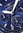 FIREFOX  - CHRONOGRAPH AIRLINER - blatt blau / 47 MM