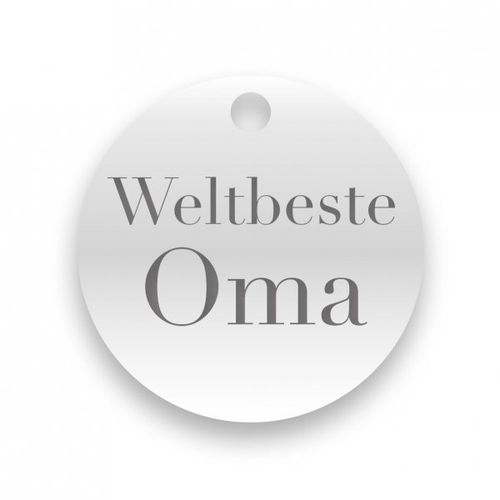 BEKA & BELL - Kette - Weltbeste Oma - silber