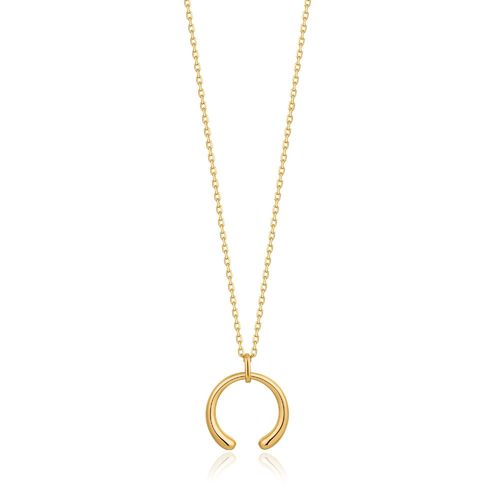 ANIA HAIE - LUXE CURVE NECKLACE - gold