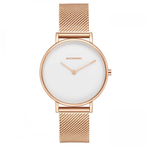 WATCHPEOPLE - YES MINIMAL MESH - rosegold / 35 MM