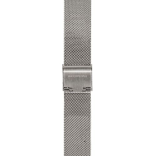 WATCHPEOPLE - STRAP - metallband silber / 16 mm