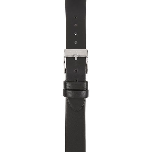 WATCHPEOPLE - STRAP - lederband minimal schwarz / 16 mm