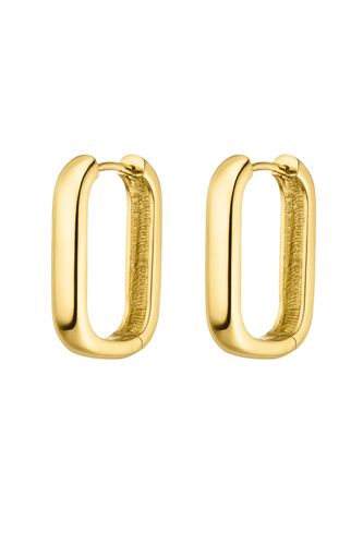 PAUL VALENTINE - RECTANGLE HOOPS - gold