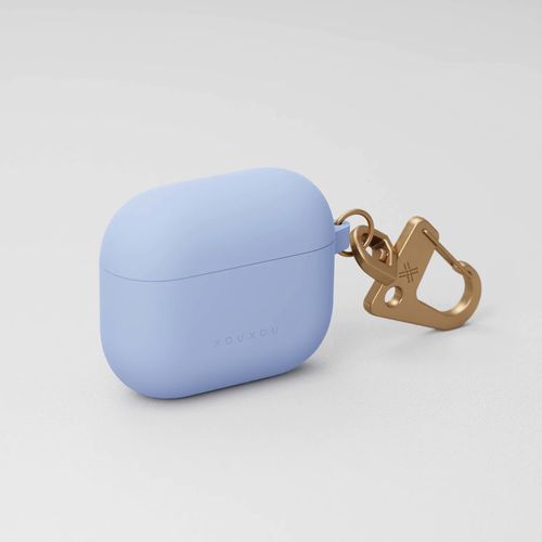 XOUXOU - APPLE AirPods PRO CASES - baby blue/ with carabiner hook