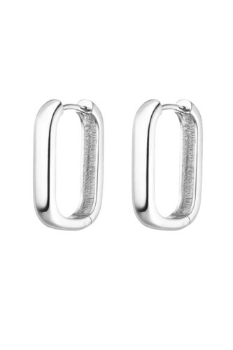 PAUL VALENTINE - RECTANGLE HOOPS - silber