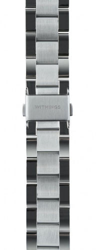 WITHINGS - WRISTBAND - METAL - silver - steel /18mm