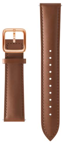 WITHINGS - WRISTBAND - LEDER - brown - roségold /18mm