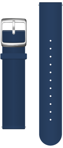 WITHINGS - WRISTBAND - FKM - night blue - silber /20mm