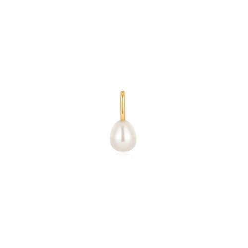 ANIA HAIE - NECKLACE CHARM - Pearl - gold